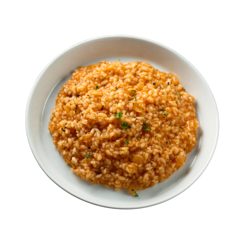 hot tomato risotto